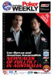 Van Marcus on the front cover of Poker Weekly